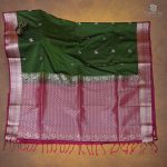 Fancy Soft Silk Saree- Forrest Green SASFS0034279