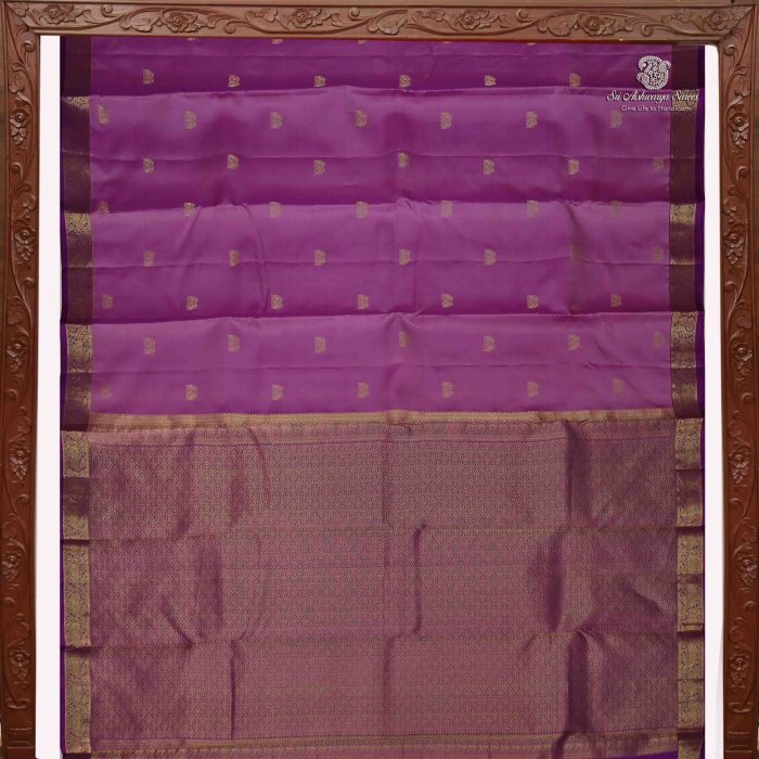 Pure Silk Sarees - Onion Pink SASPS0034292 - Image 6