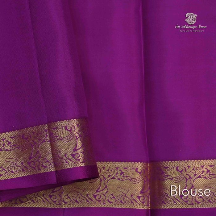 Pure Silk Sarees - Onion Pink SASPS0034292 - Image 5