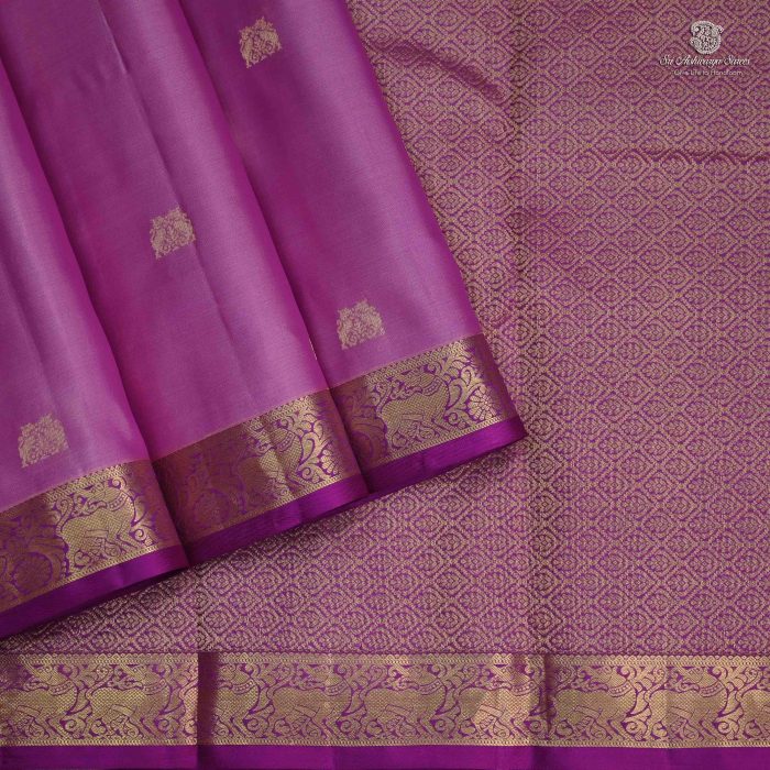 Pure Silk Sarees - Onion Pink SASPS0034292 - Image 4