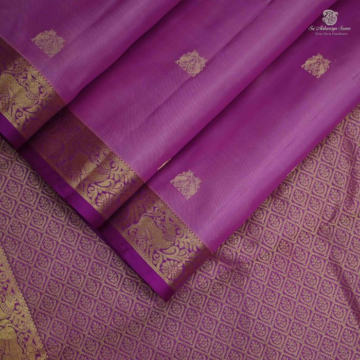 Pure Silk Sarees - Onion Pink SASPS0034292 - Image 3