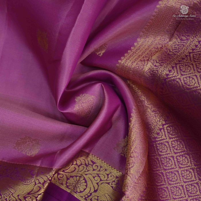 Pure Silk Sarees - Onion Pink SASPS0034292 - Image 2