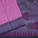 Silk Cotton Saree Printed –  Light Pink SASSC34322