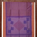 Silk Cotton Saree Printed –  Onion Pink SASSC34325 - Image 5