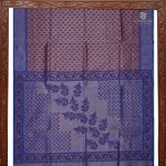 Silk Cotton Saree Printed –  Light Brown SASSC34327 - Image 5
