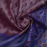 Silk Cotton Saree Printed –  Light Brown SASSC34327 - Image 2