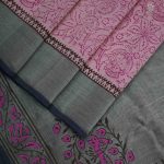 Silk Cotton Saree Printed –  Light Pink SASSC34329 - Image 3