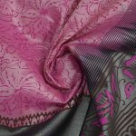 Silk Cotton Saree Printed –  Light Pink SASSC34329 - Image 2