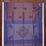 Silk Cotton Saree Printed –  Light Maroon SASSC34330 - Image 5