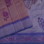 Silk Cotton Saree Printed –  Light Maroon SASSC34330