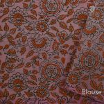 Silk Cotton Saree Printed –  Light Pink SASSC34333 - Image 4
