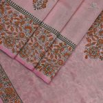 Silk Cotton Saree Printed –  Light Pink SASSC34333 - Image 3