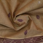 Rich Cotton Saree - Bronze Brown SASC34334 - Image 2