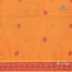 Rich Cotton Saree - Bright Yellow SASC34339 - Image 3
