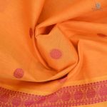Rich Cotton Saree - Bright Yellow SASC34339 - Image 2