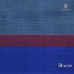 Rich Cotton Saree - Denim Blue SASC34349 - Image 3