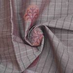 Rich Cotton Saree - Burnt Umber SASC34354 - Image 2