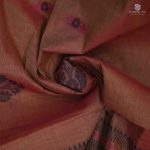 Rich Cotton Saree - Chestnut Brown SASC34358 - Image 2