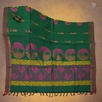 Rich Cotton Saree - Dark Green SASC34363