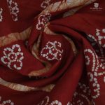 Sungudi Cotton Sarees - Brown Wood SASC34368 - Image 2