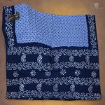Sungudi Cotton Sarees - Stone Blue SASC34376