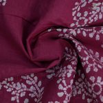 Sungudi Cotton Sarees - Dark Maroon SASC34377 - Image 2