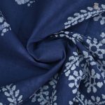 Sungudi Cotton Sarees - Indigo Blue SASC34378 - Image 2