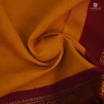 Sungudi Cotton Sarees - Pumpkin Yellow SASC34380 - Image 2