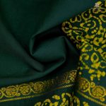 Sungudi Cotton Sarees - Dark Green SASC34389 - Image 2