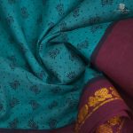 Sungudi Cotton Sarees - Peacock Green SASC34390 - Image 2