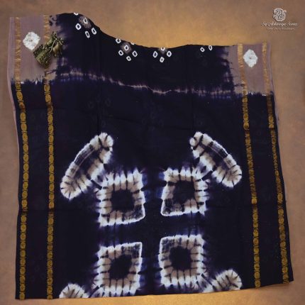 Sungudi Cotton Sarees - Dark Blue SASC34392