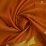 10 Yards Pure Silk Sarees - Golden Sunset Yellow SASTPS34423 - Image 2