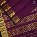 10 Yards Pure Silk Sarees - Burgundy SASTPS34426 - Image 3