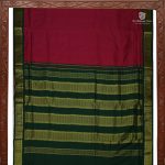 10 Yards Pure Silk Sarees - Dark Red SASTPS34428 - Image 4