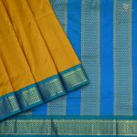 10 Yards Pure Silk Sarees - Mustard Yellow SASTPS34430