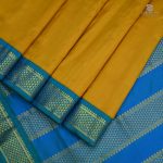 10 Yards Pure Silk Sarees - Mustard Yellow SASTPS34430 - Image 3