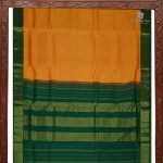 10 Yards Pure Silk Sarees - Tangerine Orange SASTPS34431 - Image 4