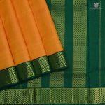 10 Yards Pure Silk Sarees - Tangerine Orange SASTPS34431
