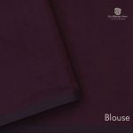 Semi Silk Cotton Sarees – Dark Red SASPC34410 - Image 3