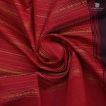 Semi Silk Cotton Sarees – Dark Red SASPC34410 - Image 2