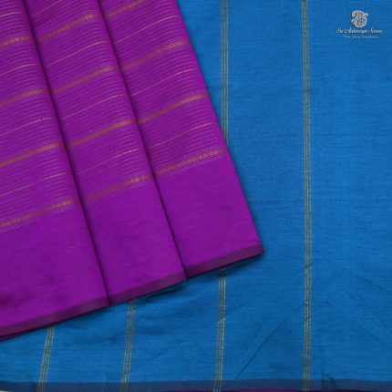 Semi Silk Cotton Sarees – Magenta Pink SASPC34412