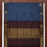 Semi Silk  Cotton Sarees – Gray SASPC34435 - Image 4