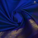 Semi Silk Cotton Sarees – Navy Blue SASPC34438 - Image 2