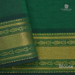 Semi Silk  Cotton Sarees – Gray SASPC34439 - Image 3