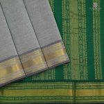 Semi Silk  Cotton Sarees – Gray SASPC34439
