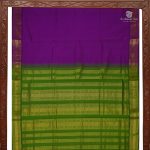 Semi Silk  Cotton Sarees – Magenta Purple SASPC34441 - Image 4