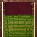 Semi Silk Cotton Sarees – Kumkum Brown SASPC34446 - Image 4