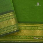 Semi Silk Cotton Sarees – Kumkum Brown SASPC34446 - Image 3