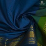 Semi Silk Cotton Sarees – Cerulean Blue SASPC34449 - Image 2