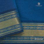 Semi Silk  Cotton Sarees – Mehandi Green SASPC34450 - Image 3